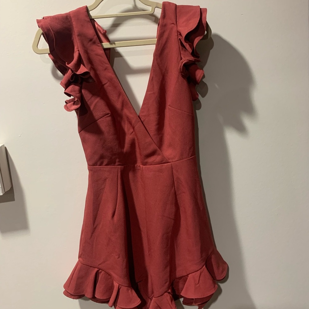 Boutique deep pink maroon color